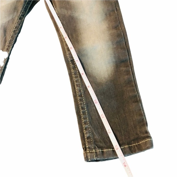 JUNIORS - BOYS 24 MOS GRAY/BLACK JEANS - Picture 6 of 6